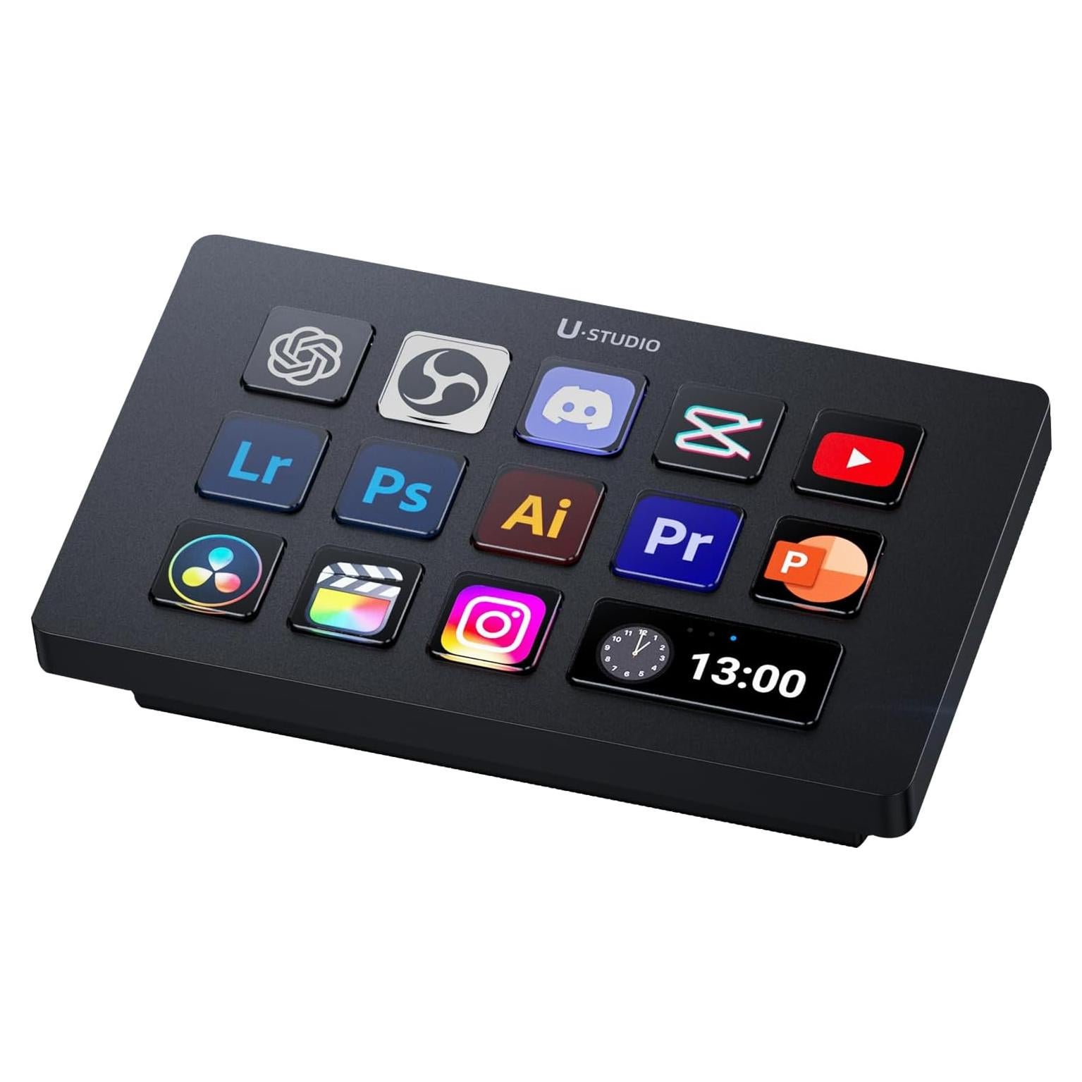 Controlador Ulanzi D200H 7-en-1 para Estudio y Streaming