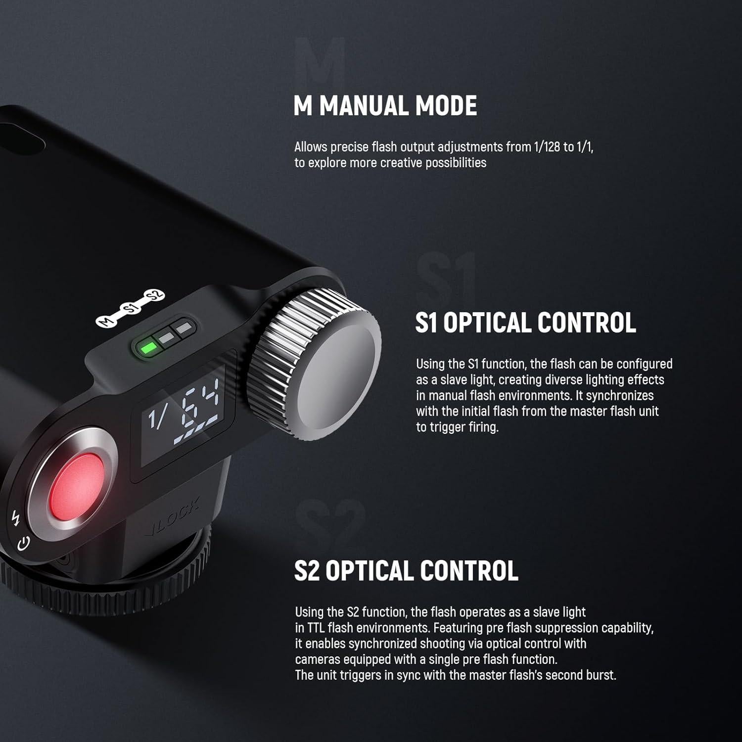 Flash NEEWER Z160 SE para Cámara, 20Ws GN15, 6000K