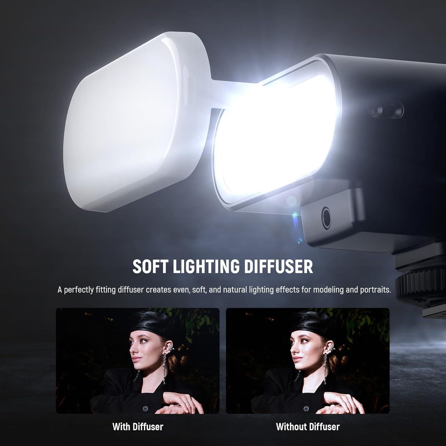 Flash NEEWER Z160 SE para Cámara, 20Ws GN15, 6000K