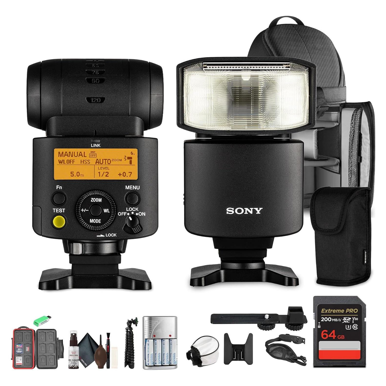 Flash Inalámbrico Sony HVL-F46RM con TTL y Sincronización Rápida
