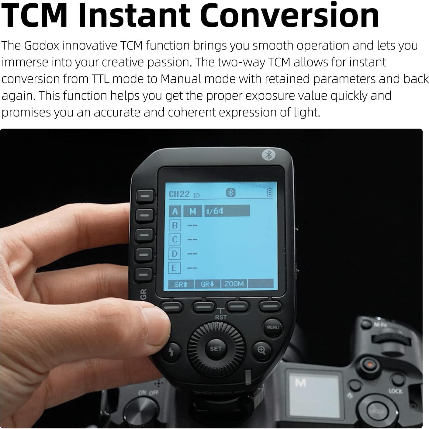 Disparador Inalámbrico Godox XProII-O TTL 1/8000s HSS