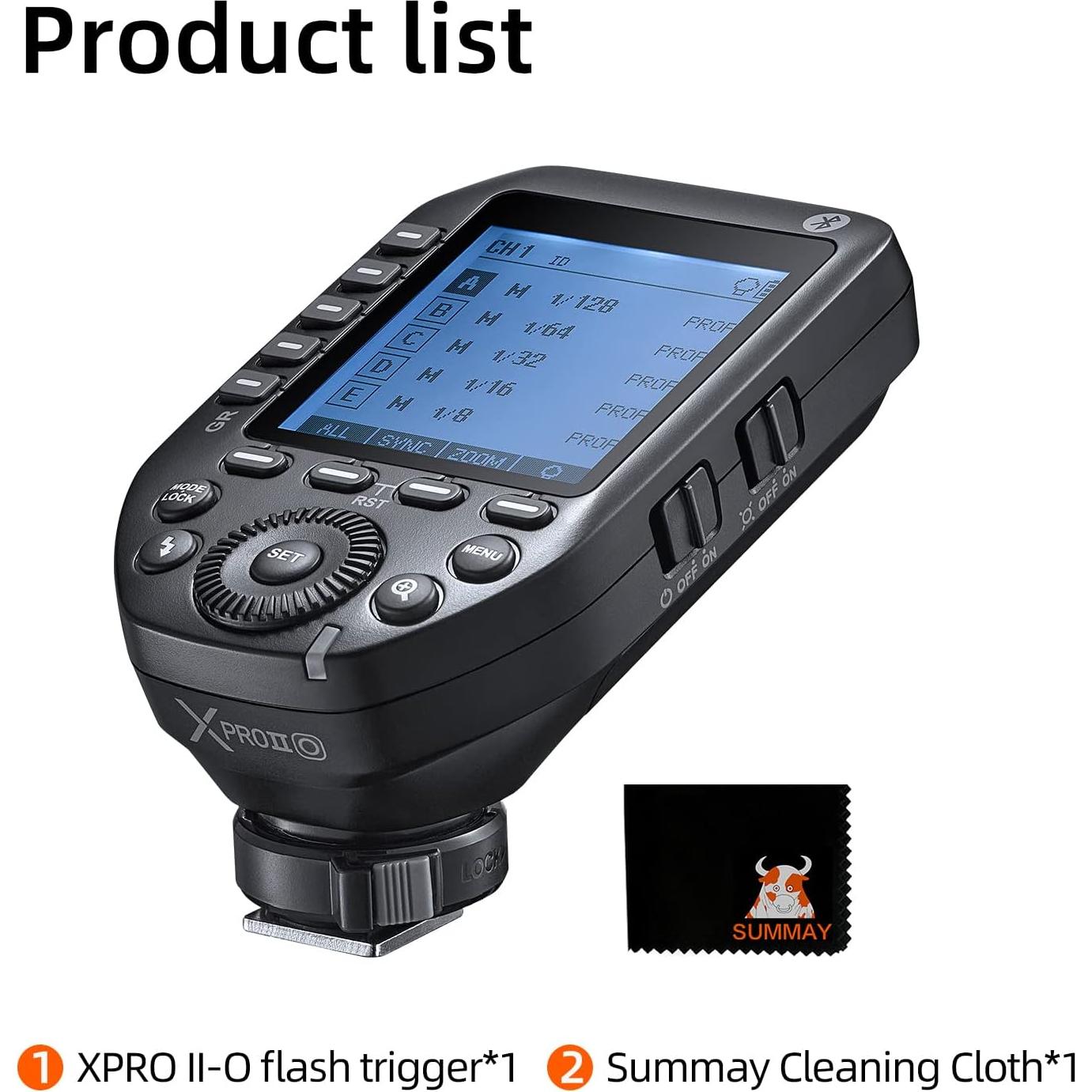 Disparador Inalámbrico Godox XProII-O TTL 1/8000s HSS