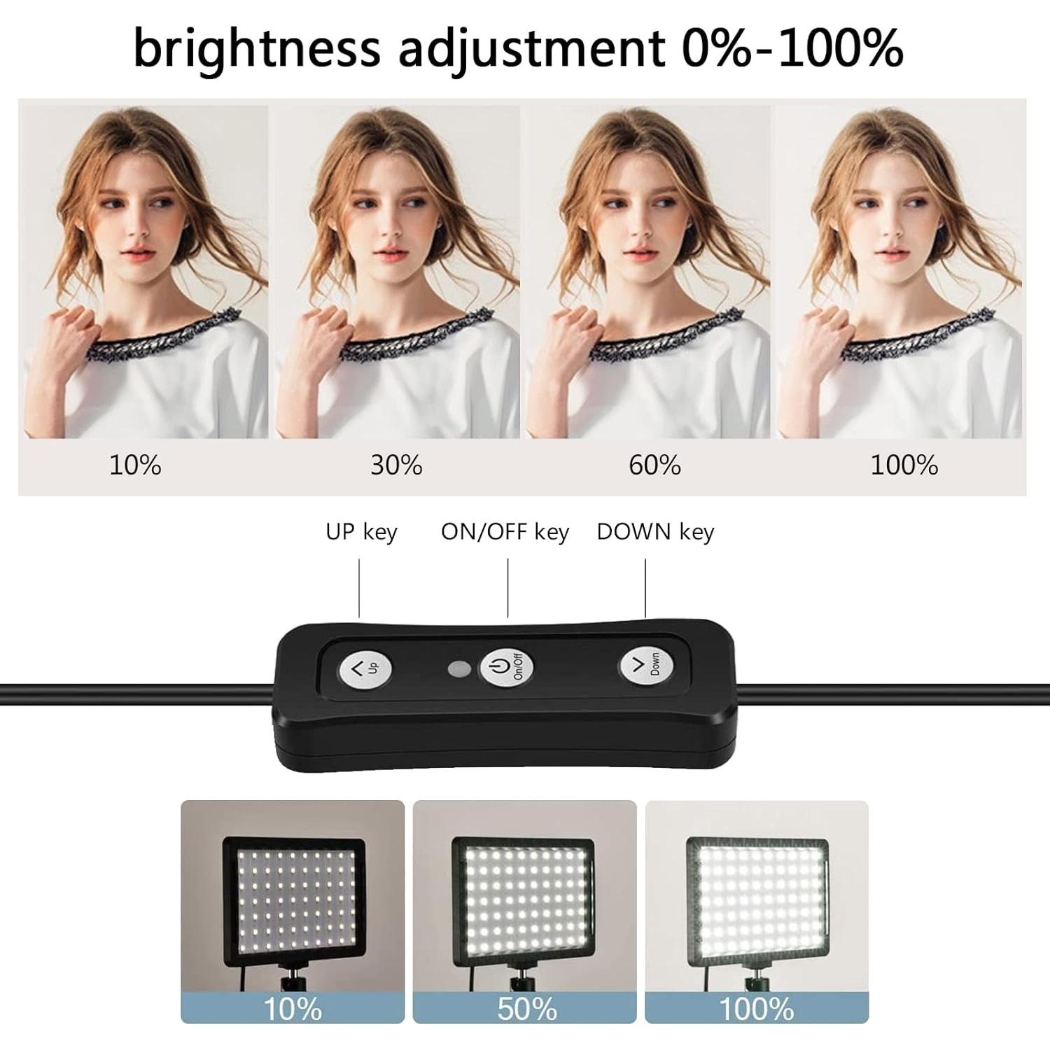 Luz LED de Escritorio YouPro PB004 con 9 Filtros de Color