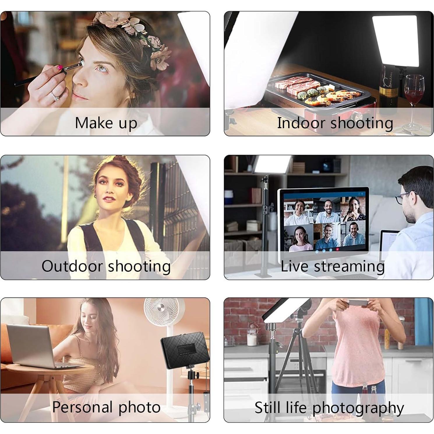 Luz LED de Escritorio YouPro PB004 con 9 Filtros de Color