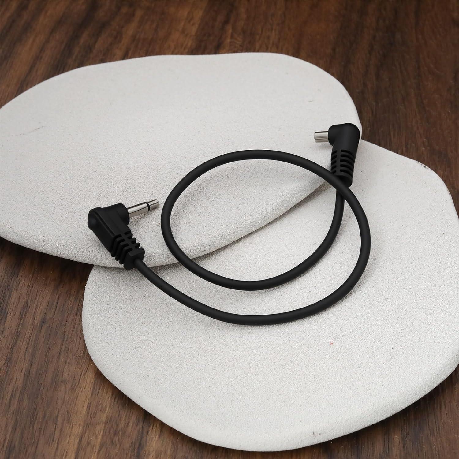 2 Cables de Sincronización PC 3.5mm para Fotografía Estudio