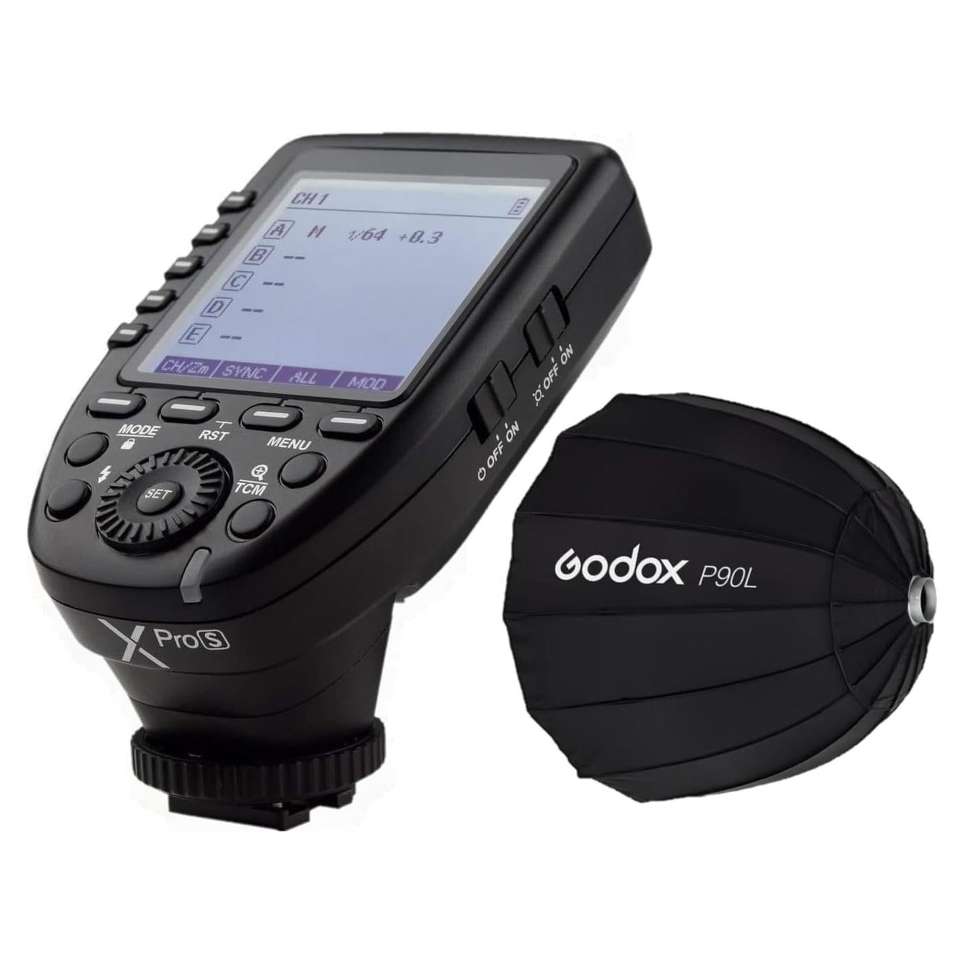 Disparador Inalámbrico Godox XPro-S TTL para Sony con Softbox P90L