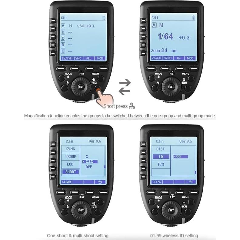 Disparador Inalámbrico TTL Godox XPro-S para Cámaras Sony