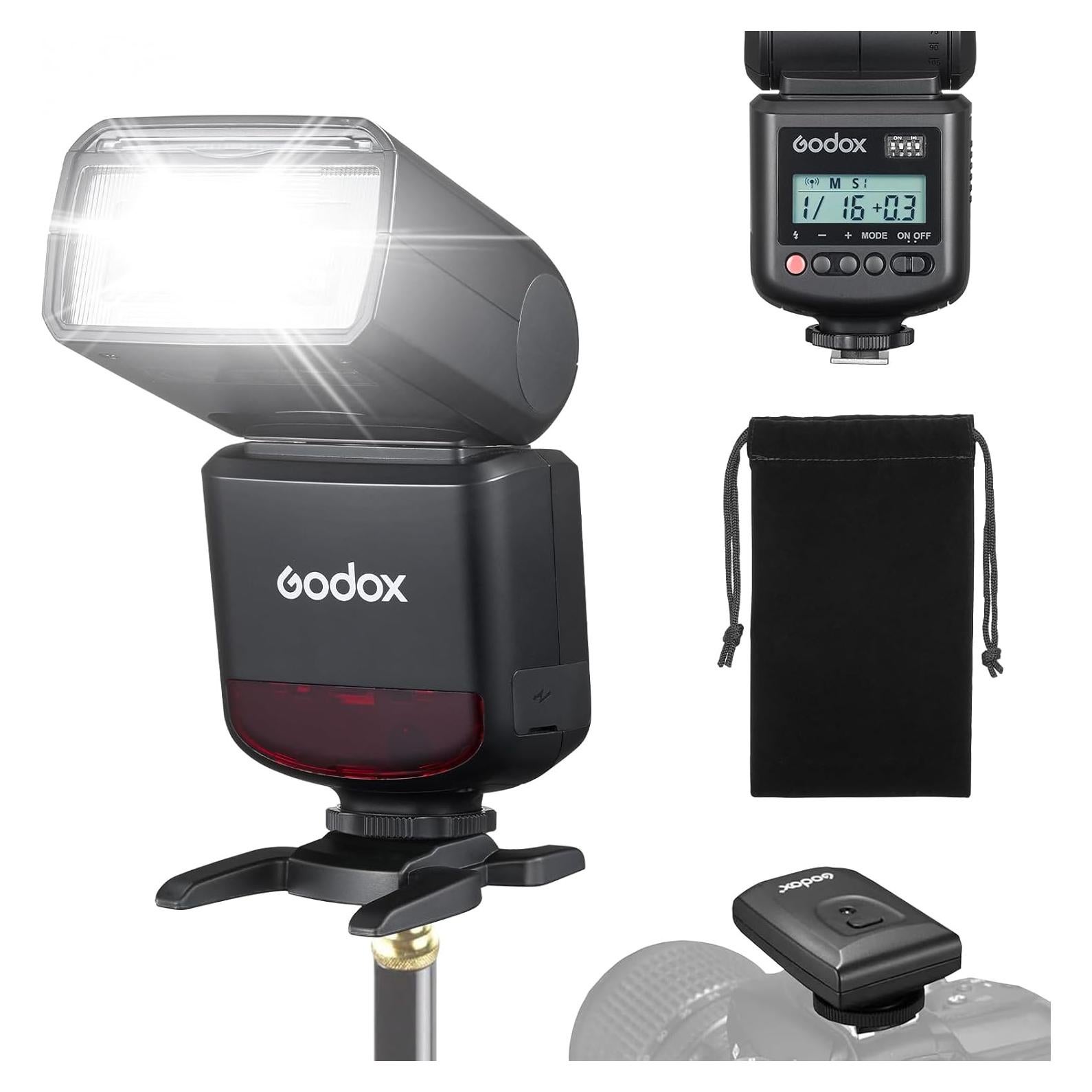 Flash Speedlite Godox TT520 III GN33 Inalámbrico para Cámaras