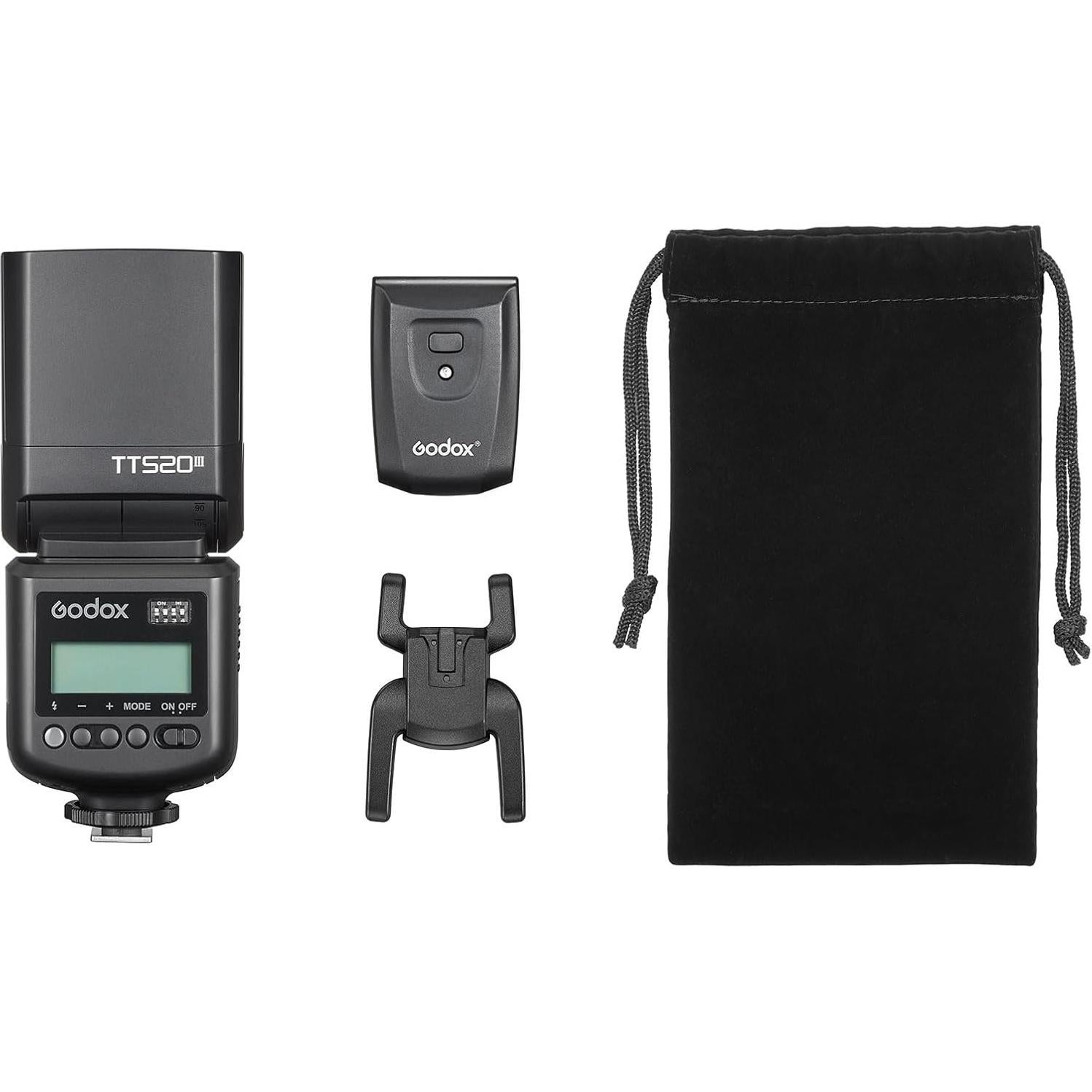 Flash Speedlite Godox TT520 III GN33 Inalámbrico para Cámaras
