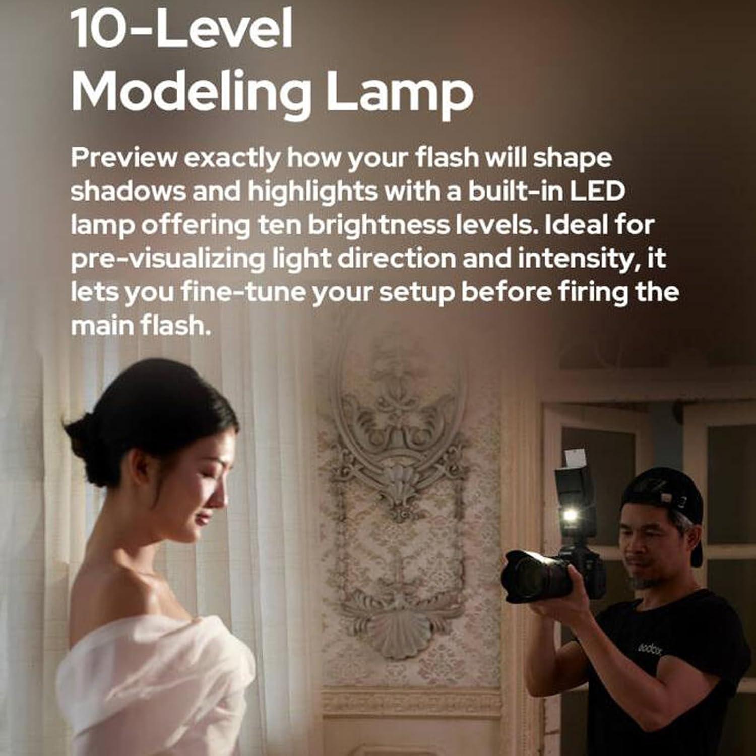 Flash Godox V480C para Cámara Canon TTL HSS 1/8000s