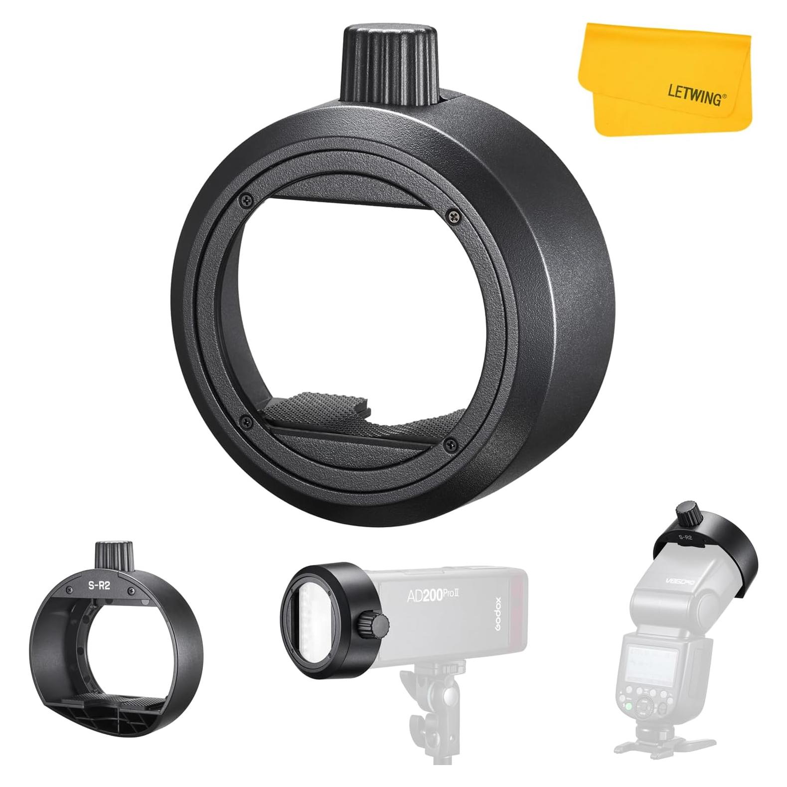 Adaptador Godox S-R2 para Flash AD200 Pro y V860III