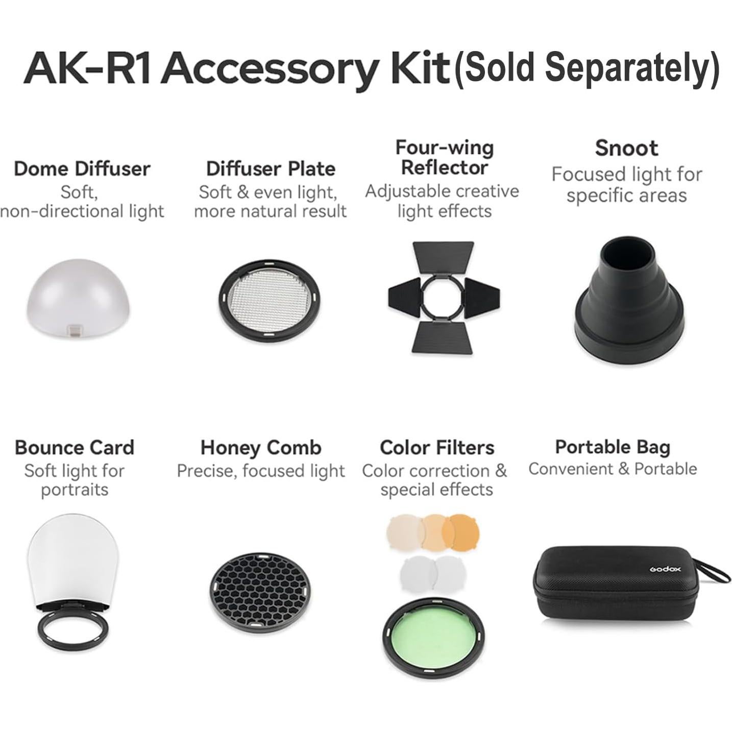 Adaptador Godox S-R2 para Flash AD200 Pro y V860III