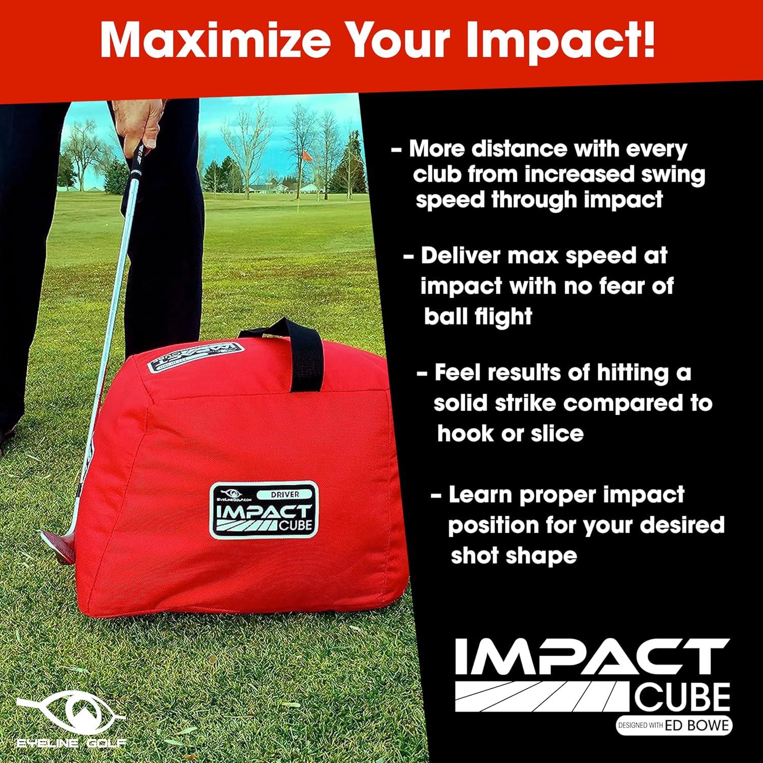 Impact Cube EyeLine Golf - Bolsa de Entrenamiento de Golf