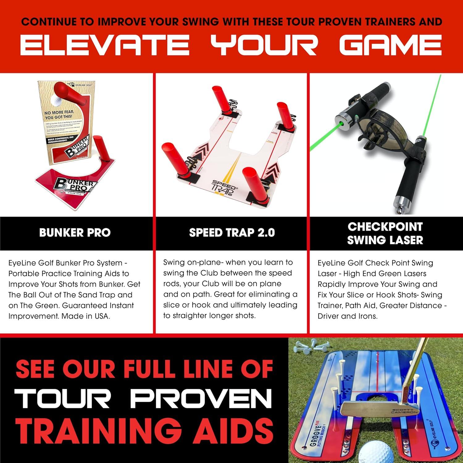 Impact Cube EyeLine Golf - Bolsa de Entrenamiento de Golf