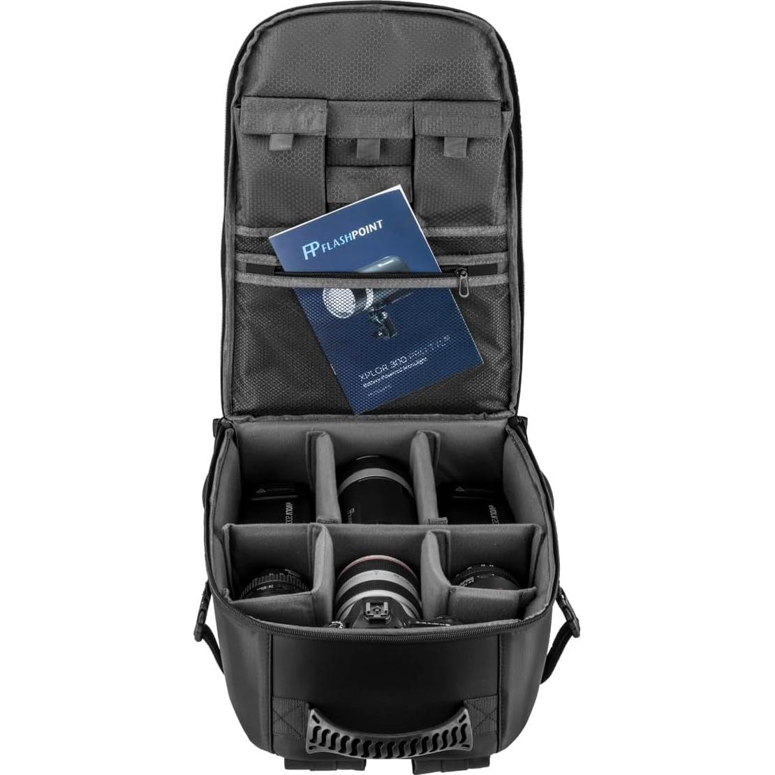 Mochila Fotográfica Flashpoint CB20 para AD200 Pro y Accesorios