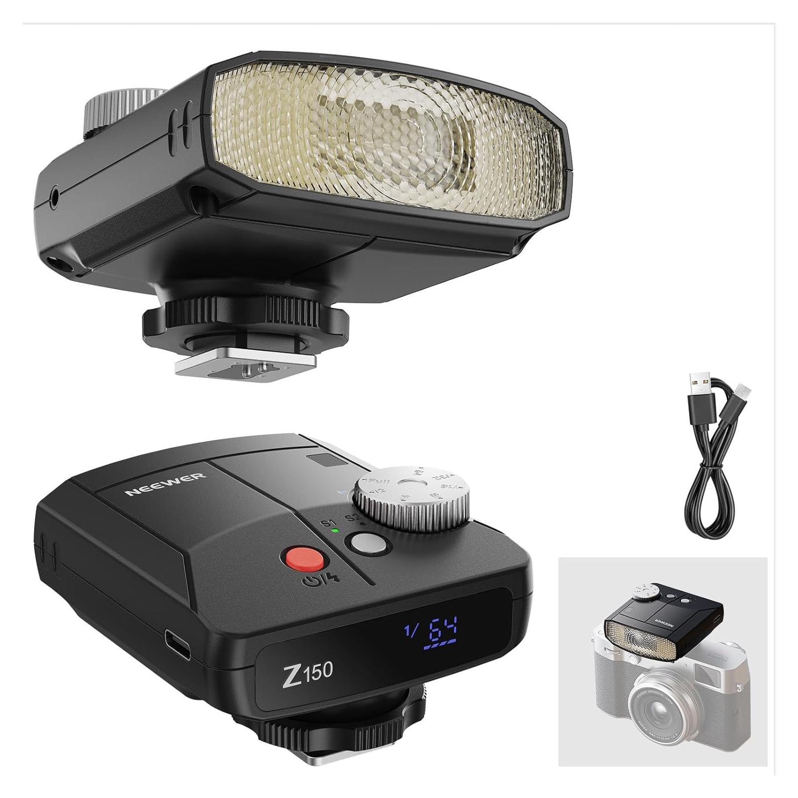 Flash Speedlite NEEWER Z150 20Ws GN15 1200mAh 640 Flashes