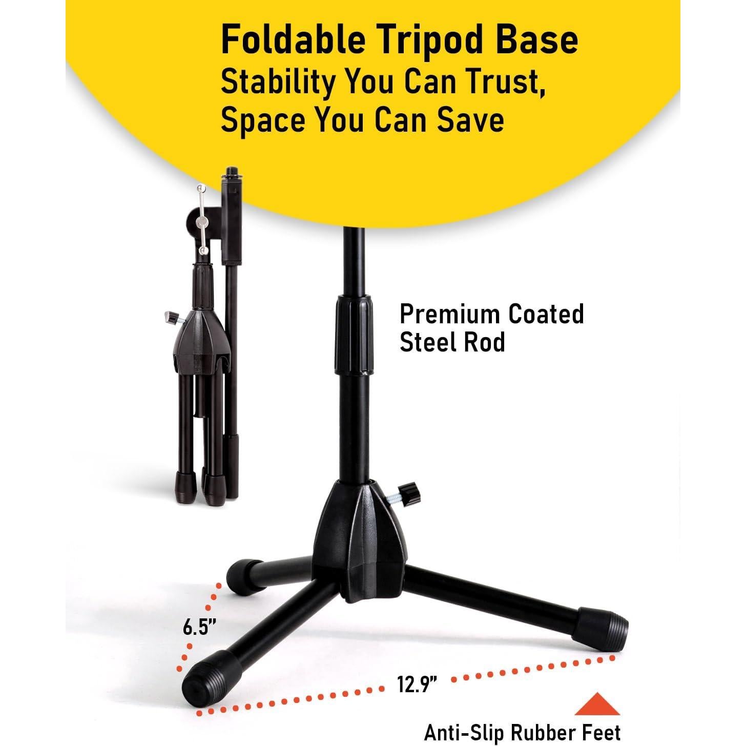 Soporte de Micrófono Trípode Plegable Stage Rocker SR610121B