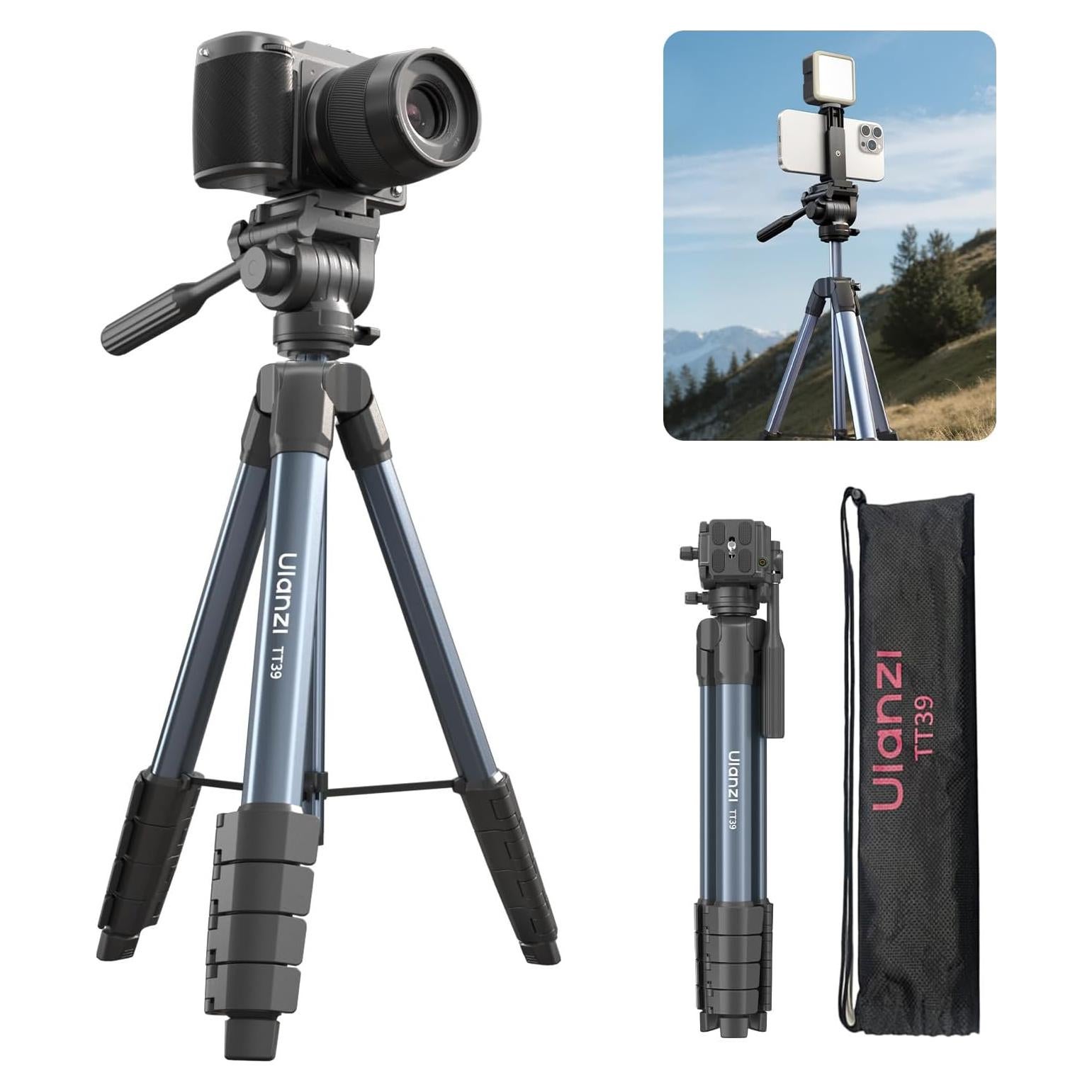 Trípode de Viaje ULANZI TT39 con Cabeza Fluida 154.94 cm