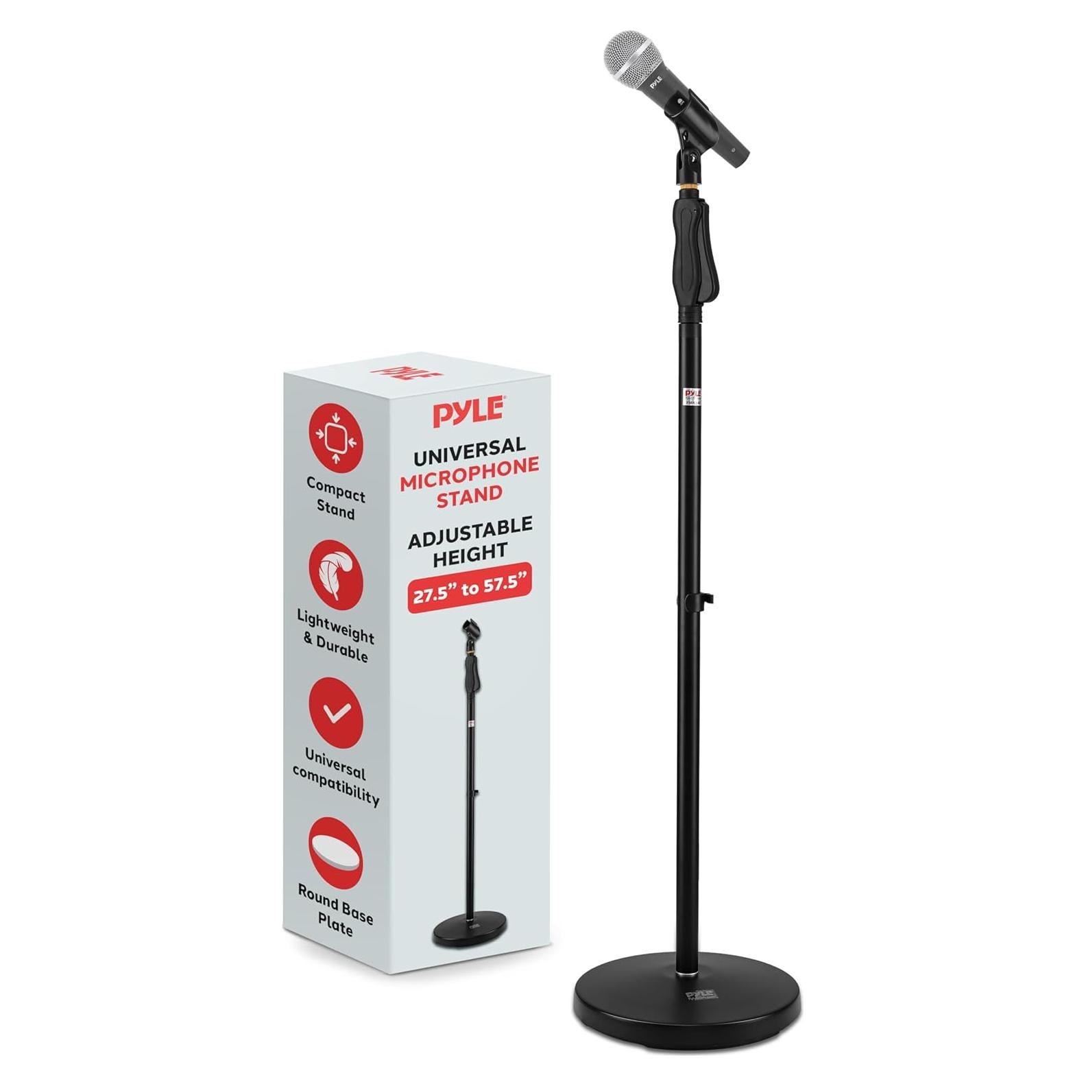 Soporte de Micrófono Pyle PMKS40 Ajustable 69.85-146.05 cm