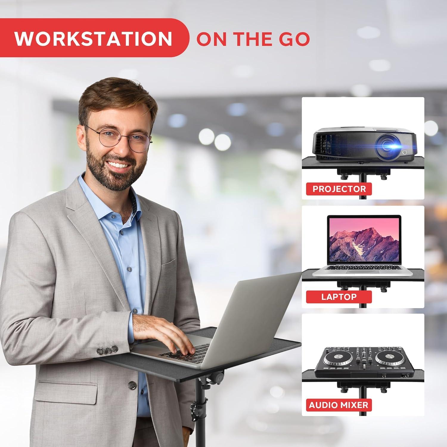 Soporte para Laptop y Proyector PYLE-PRO PLPTS3 Ajustable 71-127 cm