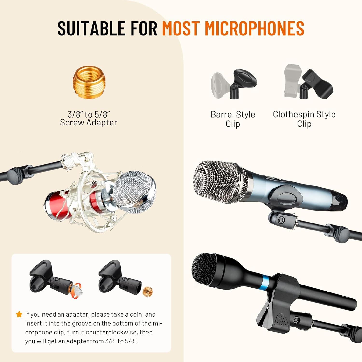 Soporte de Micrófono Tripode CAHAYA con Ajuste de Altura