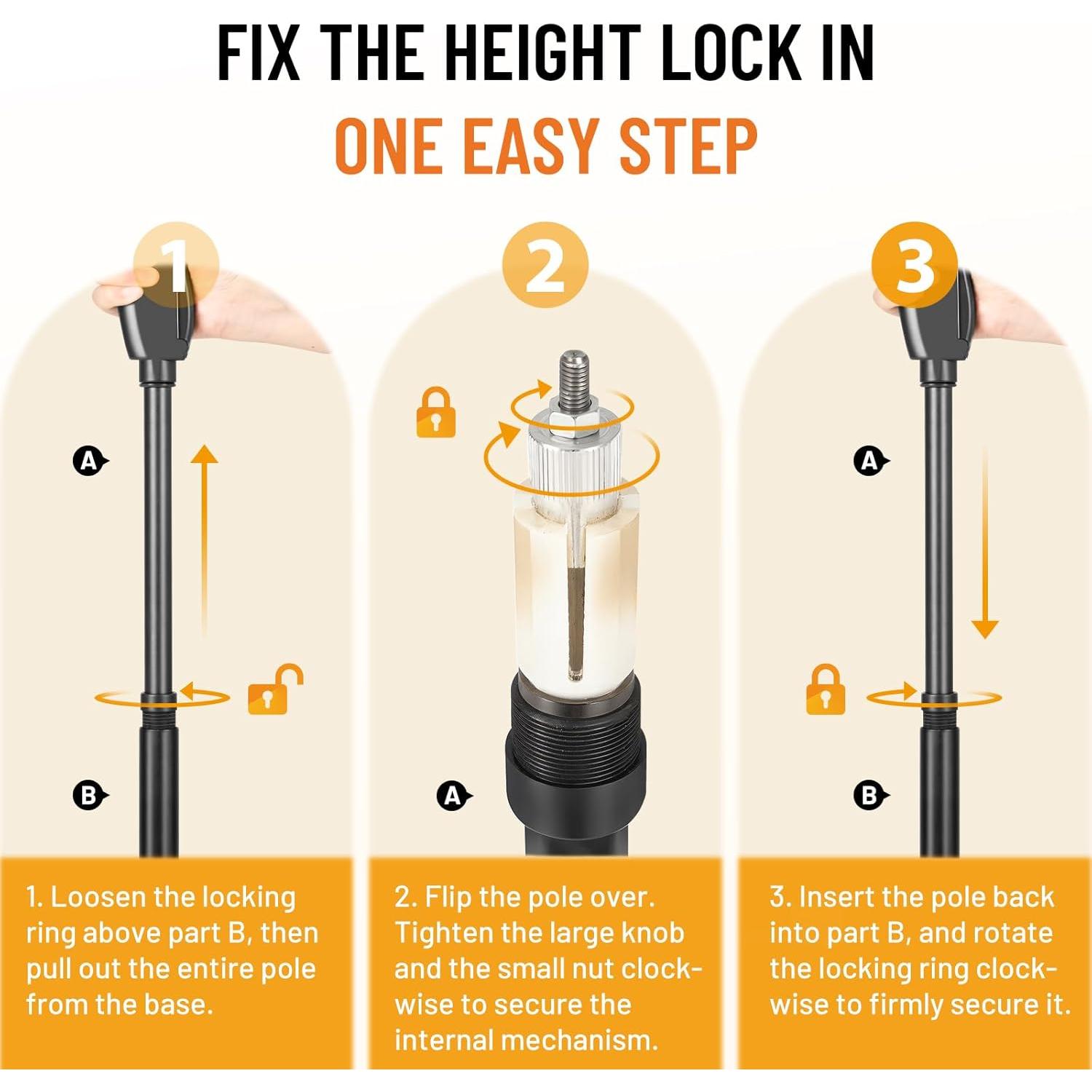 Soporte de Micrófono Tripode CAHAYA con Ajuste de Altura