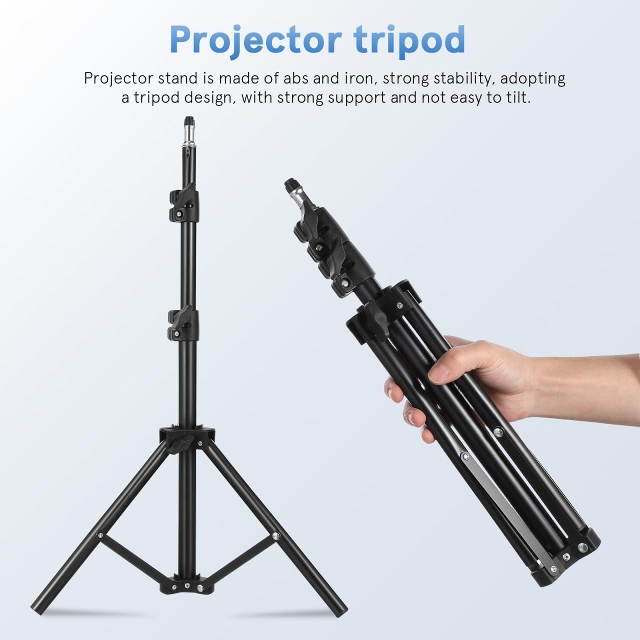 Soporte de Proyector Tripode Cabilock Ajustable 114cm Negro