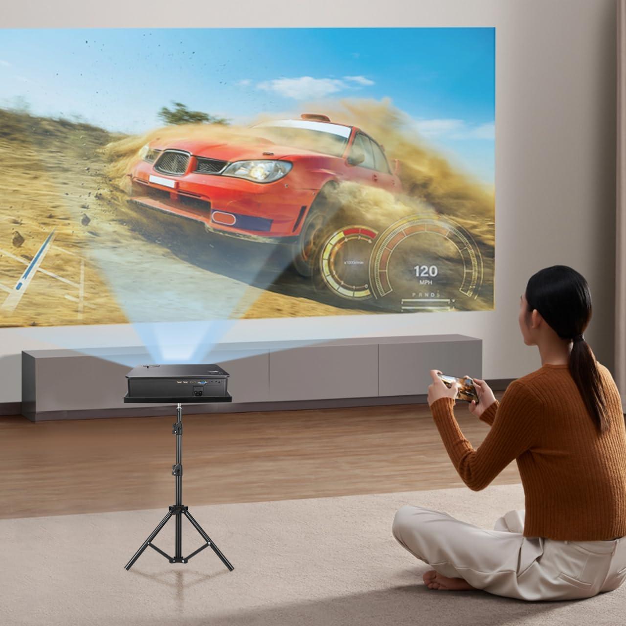 Soporte de Proyector Tripode Cabilock Ajustable 114cm Negro