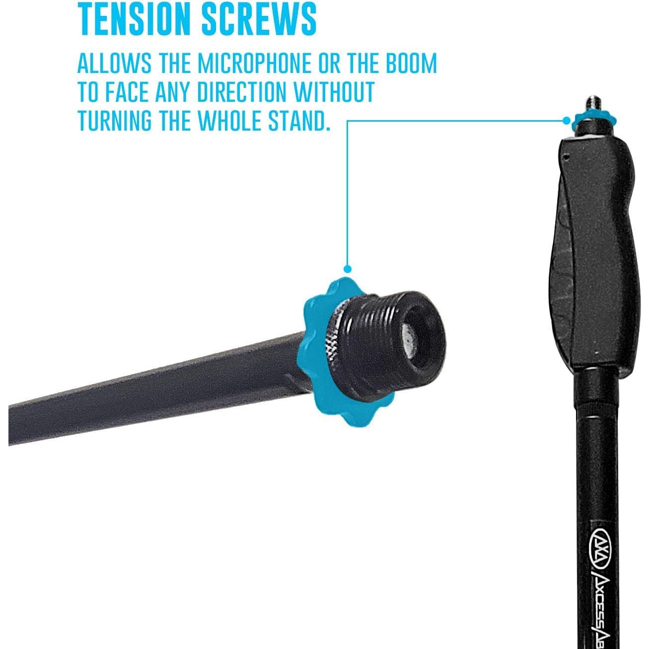 Soporte de Micrófono AxcessAbles MS-201RB 2-Pack con Brazo Telescópico