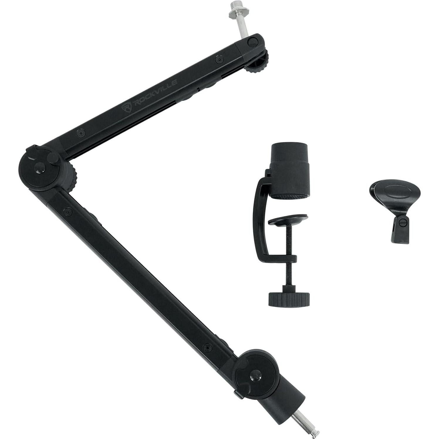 Soporte de Micrófono Rockville RG30 Boom Arm Ajustable 76.2 cm