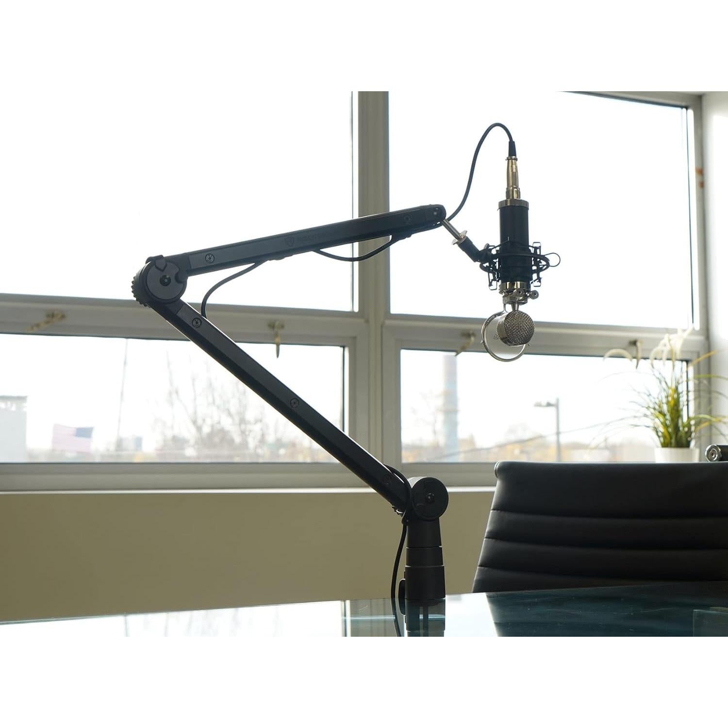 Soporte de Micrófono Rockville RG30 Boom Arm Ajustable 76.2 cm