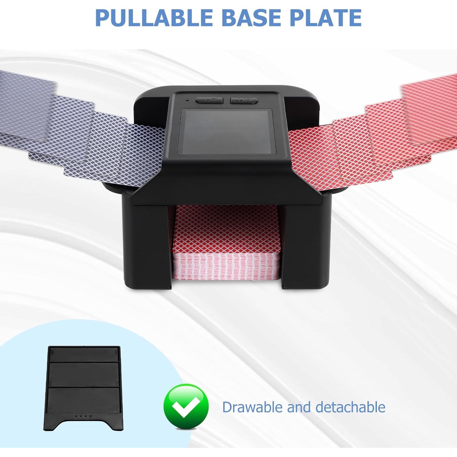 Barajador de Cartas Automático AOKUY-1, Batería 2000mAh, Silencioso