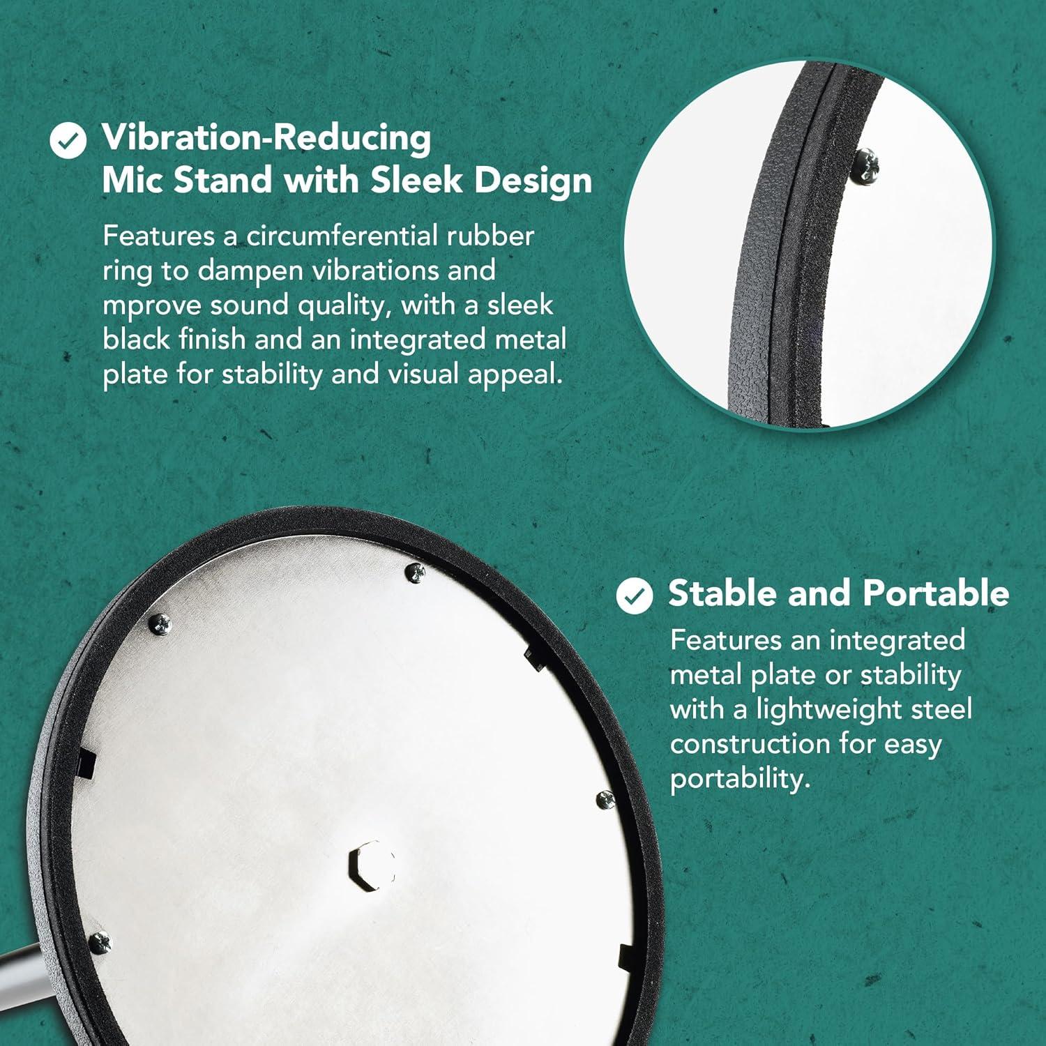 Soporte de Micrófono K&M 26050 - Brazo de Boom Plegable 175cm