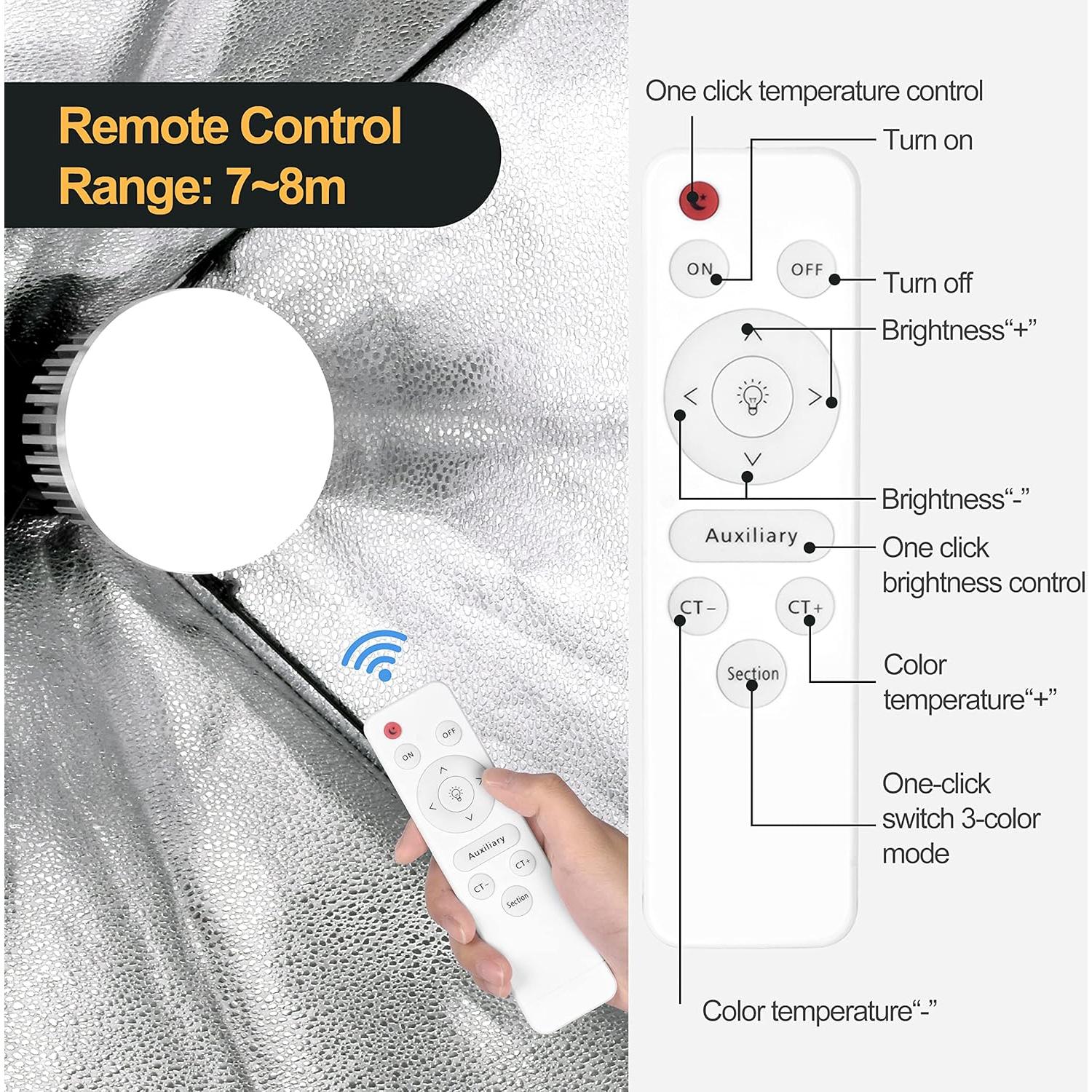Kit de Iluminación Softbox EMART 40x40cm con Bombillas LED 85W