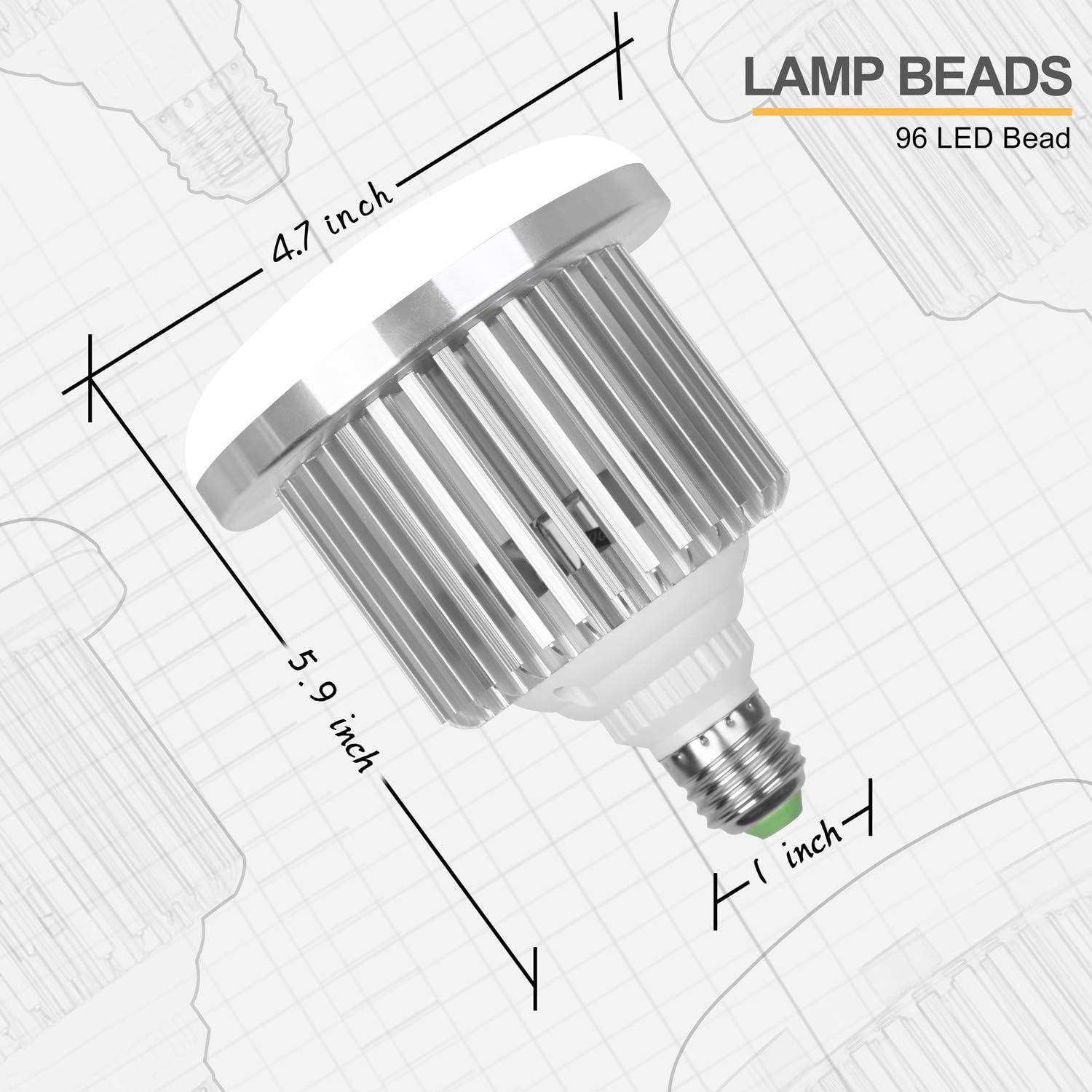 Kit de Iluminación Softbox EMART 40x40cm con Bombillas LED 85W