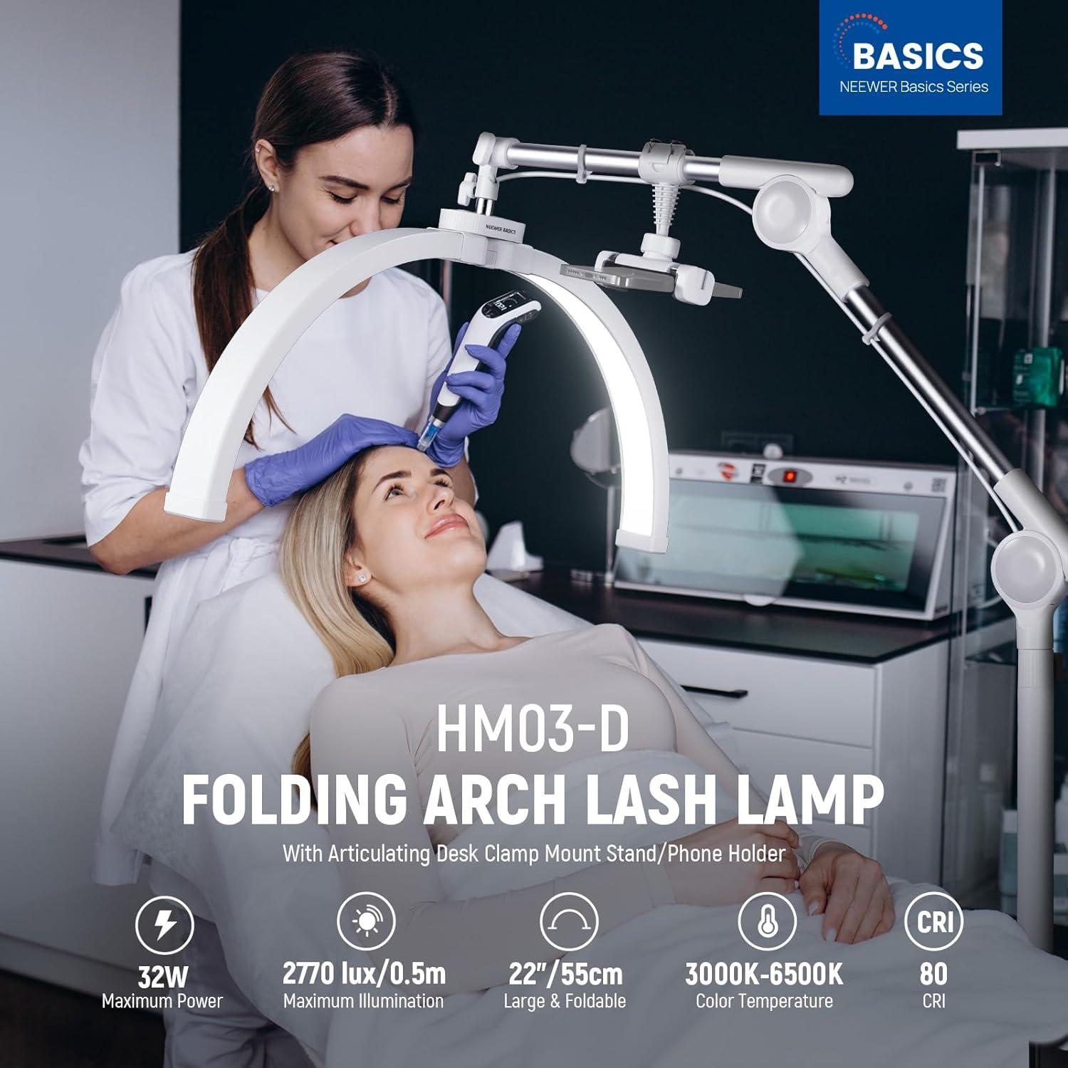 Lámpara de Pestañas LED NEEWER HM03-D 32W con Soporte