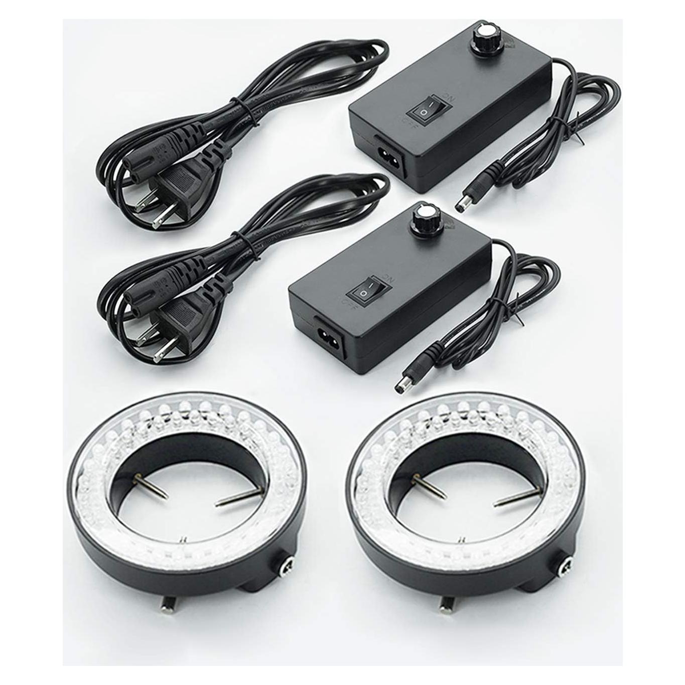 Lámpara de Anillo Iluminadora DEVMO 60-LED Ajustable 2 Pcs