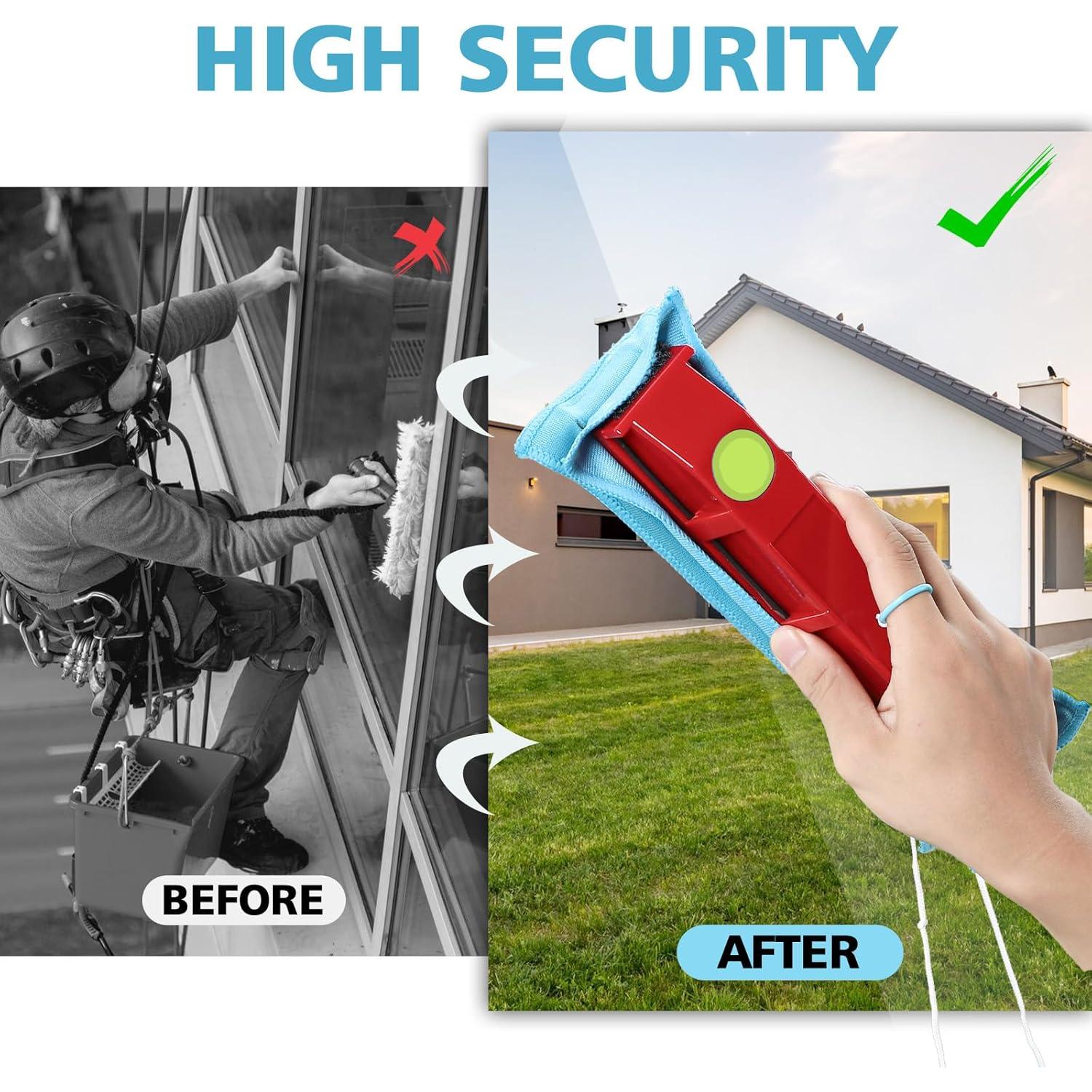 Limpiador de Ventanas Magnético Hotifytools Doble Cara 2-3 cm