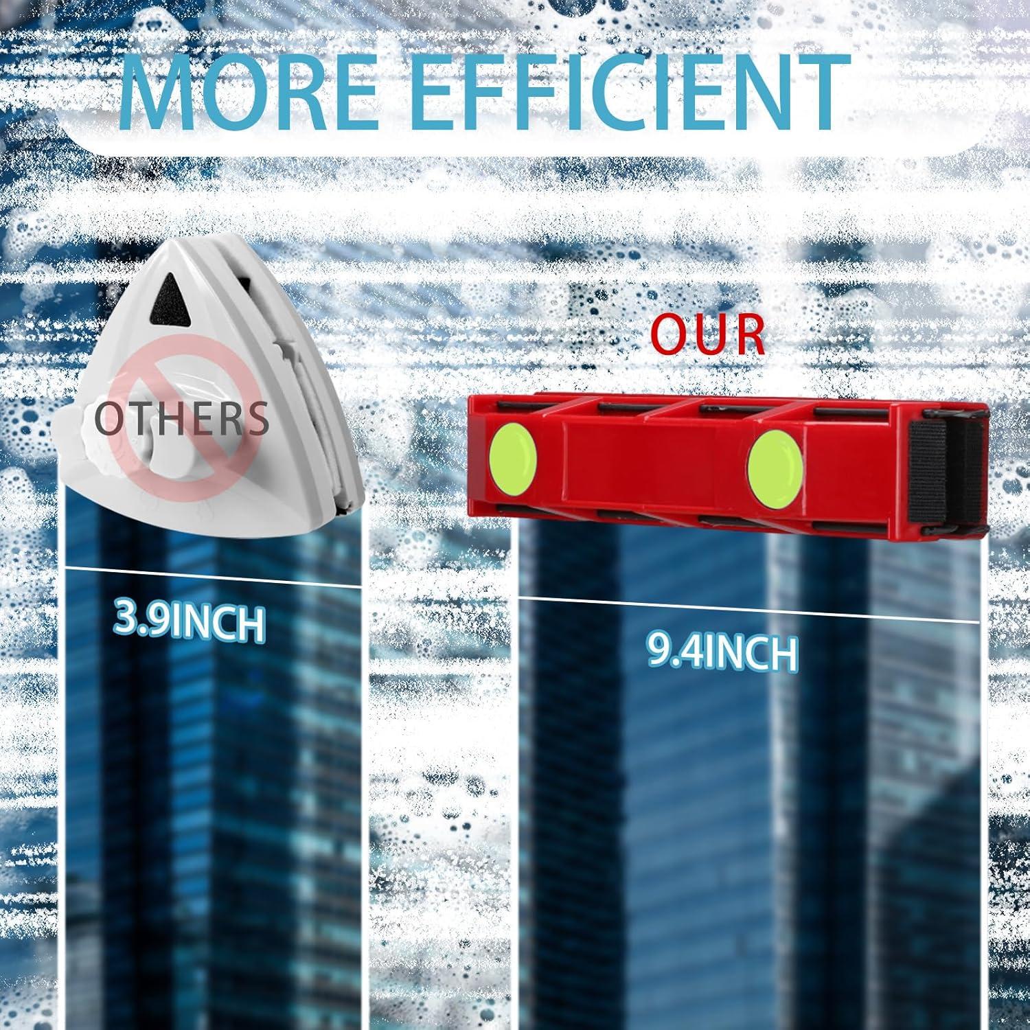 Limpiador de Ventanas Magnético Hotifytools Doble Cara 2-3 cm