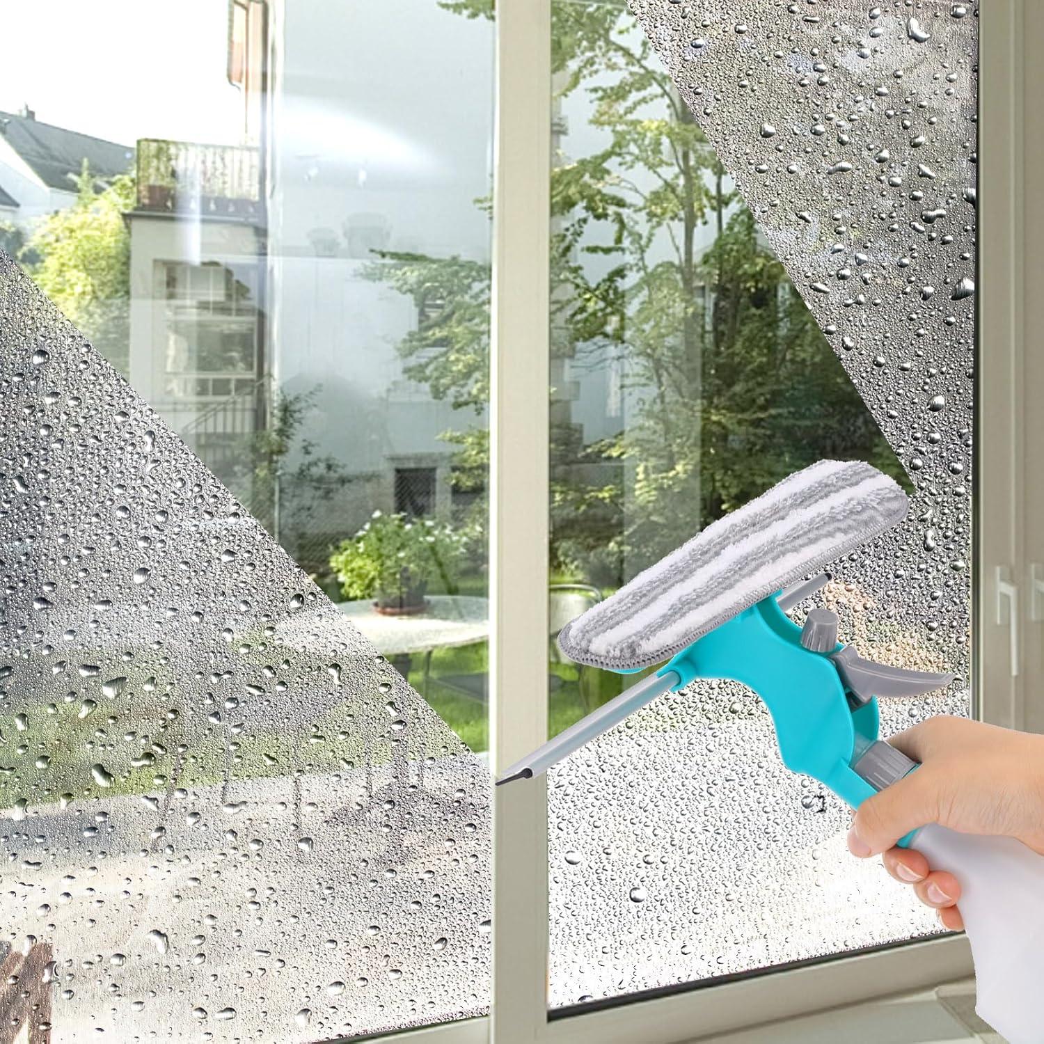 Limpiador de Ventanas 4 en 1 Feiyonec - Rociador y Cepillo