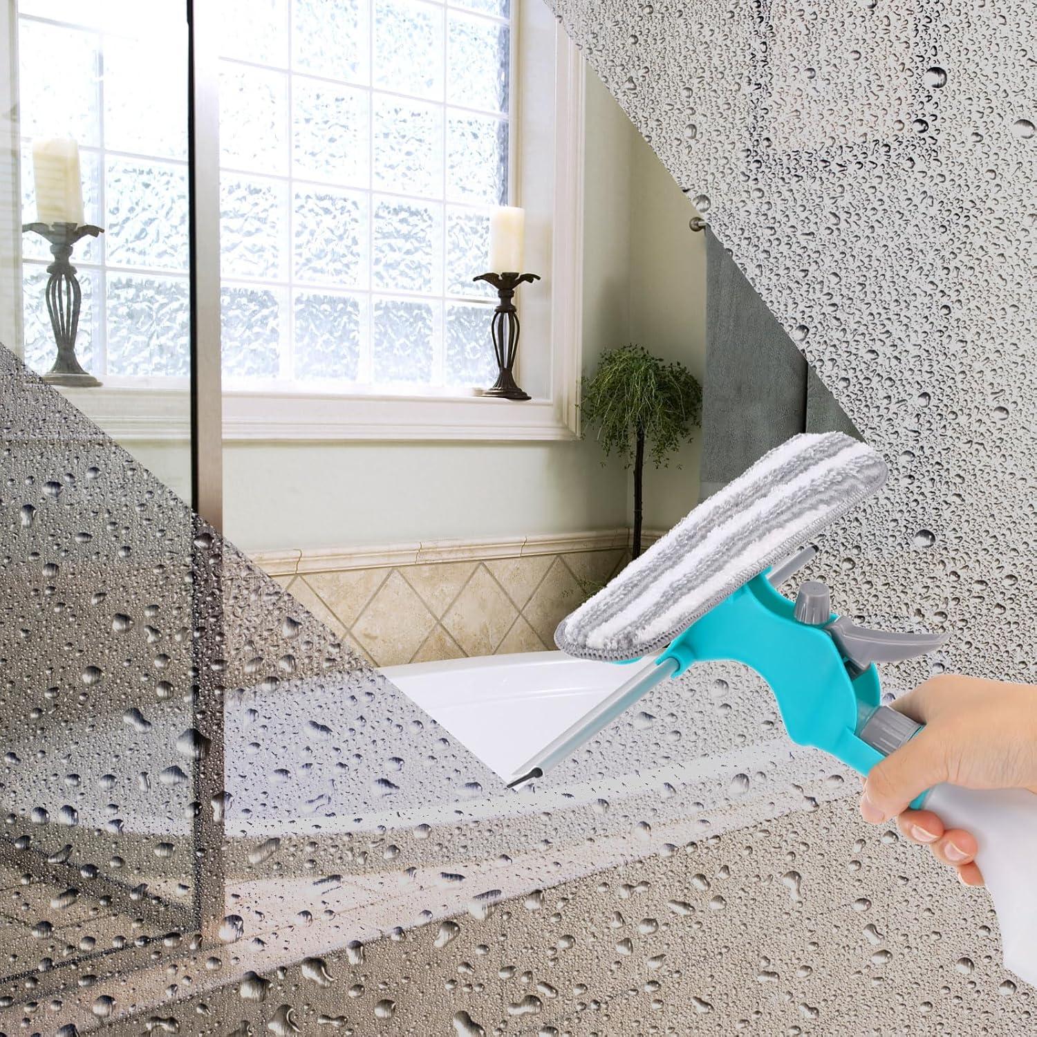 Limpiador de Ventanas 4 en 1 Feiyonec - Rociador y Cepillo