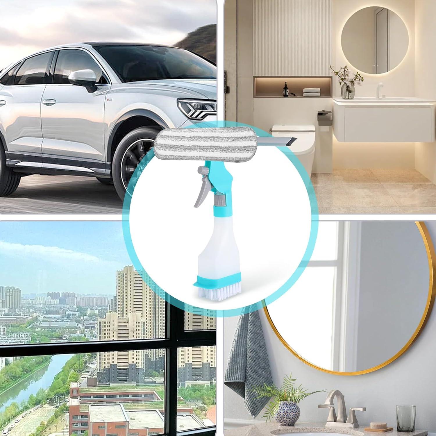 Limpiador de Ventanas 4 en 1 Feiyonec - Rociador y Cepillo