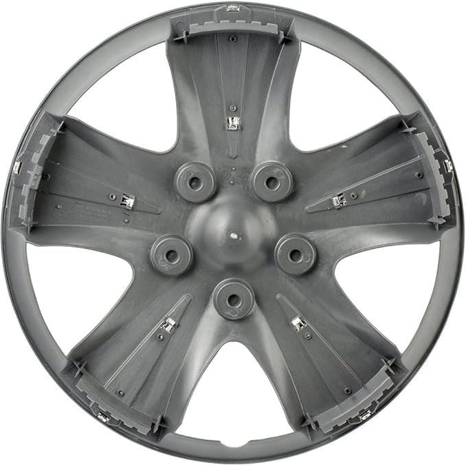 Paquete de 4 Cubiertas de Rueda 15" Plata-Cromo Accesorios Personalizados