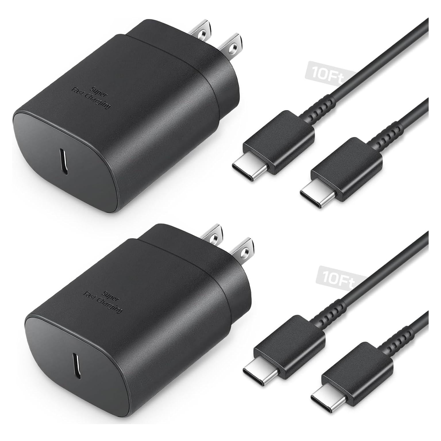 Cargador Rápido Tipo C 25W Guusmart + Cable 3m USB-C