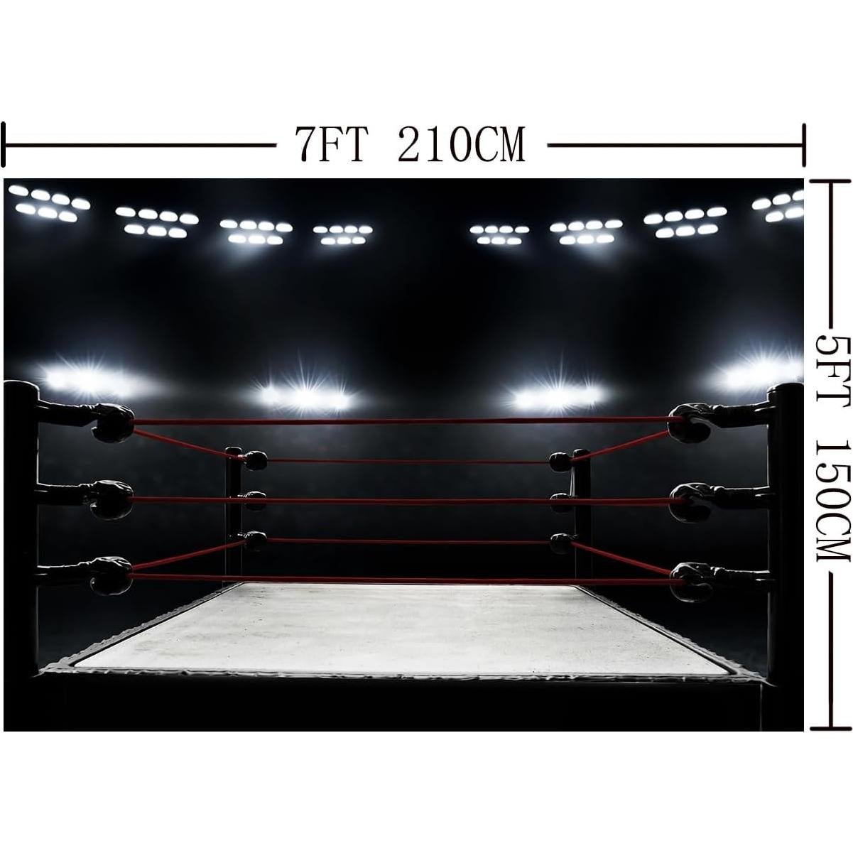 Fondo de Boxeo de Tela Lavable 210x150cm GS09-7X5