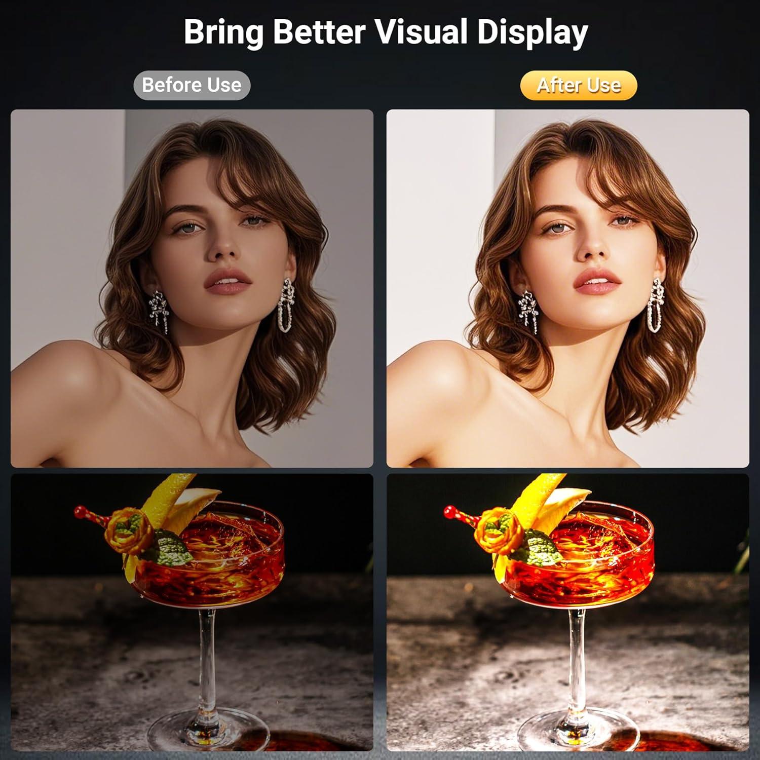 Luz de Anillo Clip-On Wowcati 15.24 cm 3 Modos de Color USB