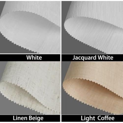 Motorized Blinds with Remote, Light Filtering Smart Blinds for Windows Automatic Roller Shades Compatible with Alexa, Motorized Shades for Bedroom Home Office (Multicolor Fabric Sample)