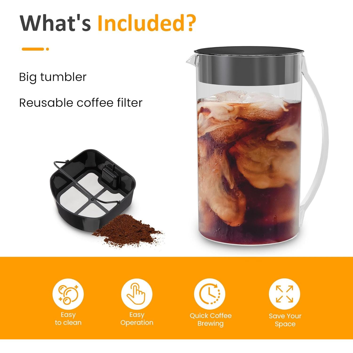 Máquina de Té Helado SUNVIVI ZEC003BK 2.84L Semi-Automática