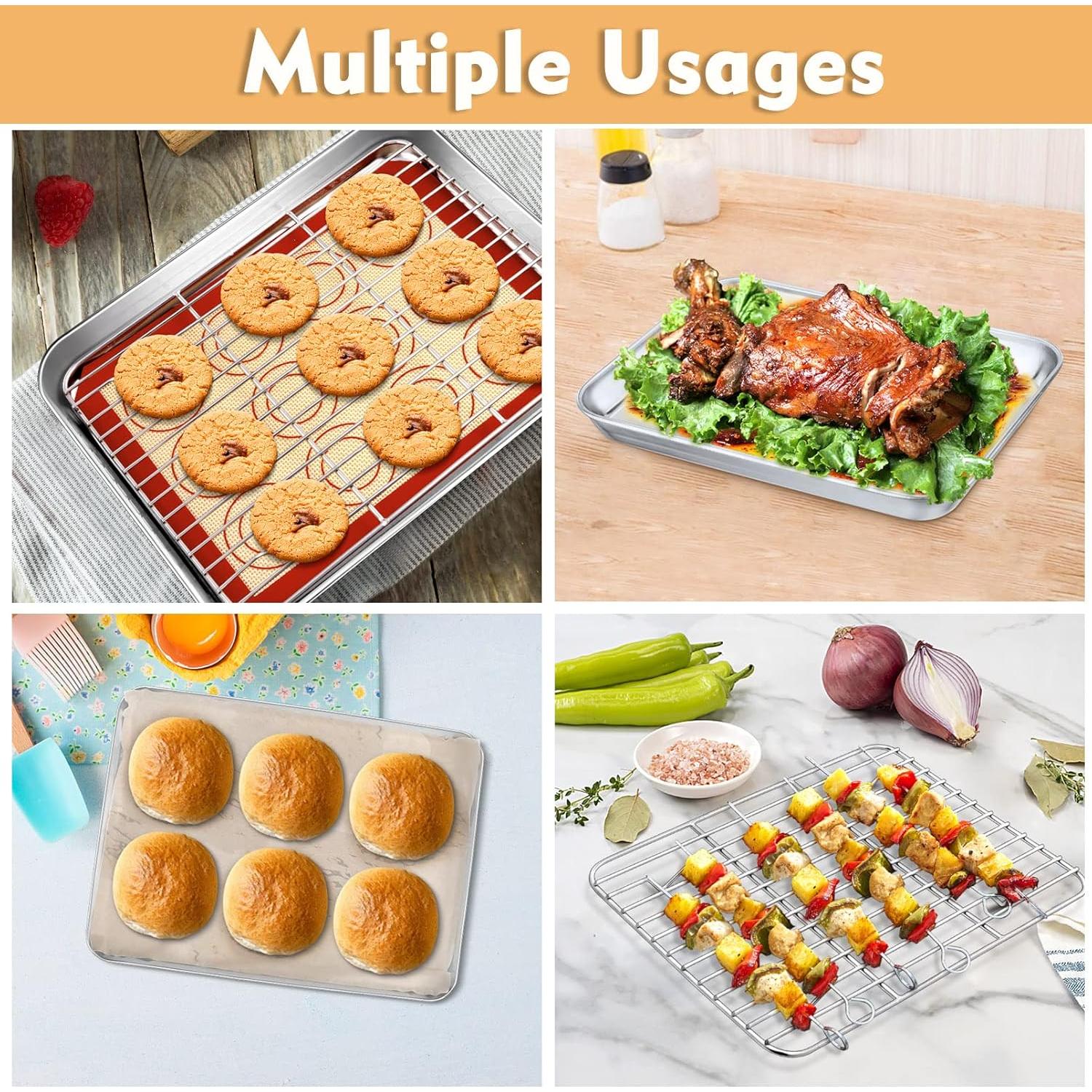 Set de Hornear P&P CHEF 3 Piezas Acero Inoxidable 22.86 cm