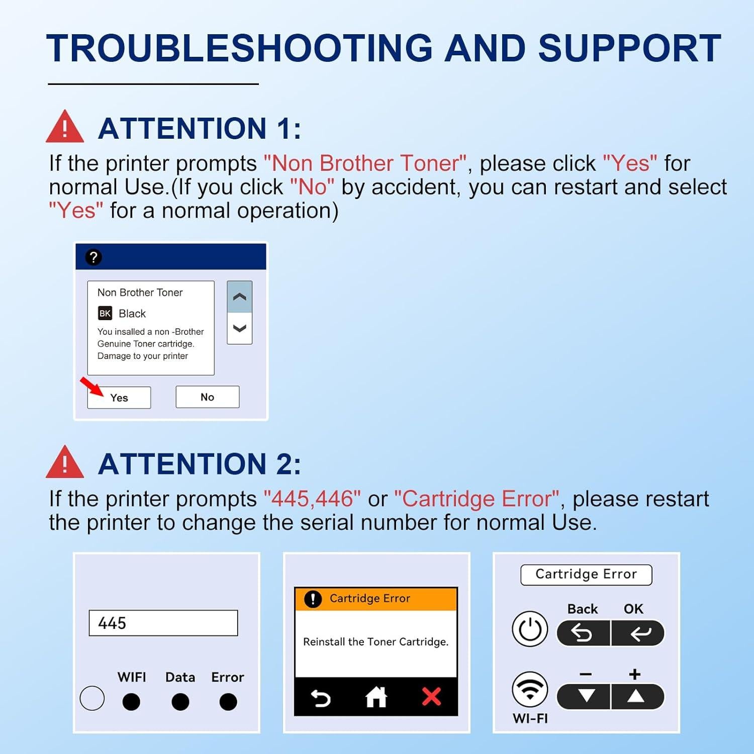 Cartucho de Tóner TEINO TN830XL Negro Compatible Brother